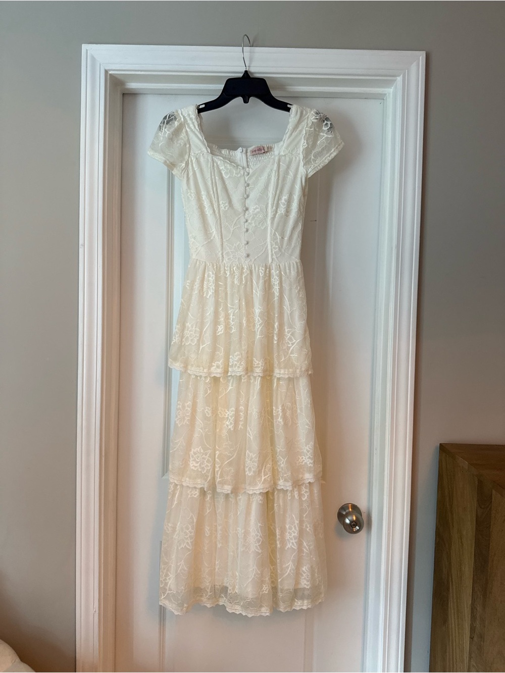 Ivy City Co Lace Tiered Dress